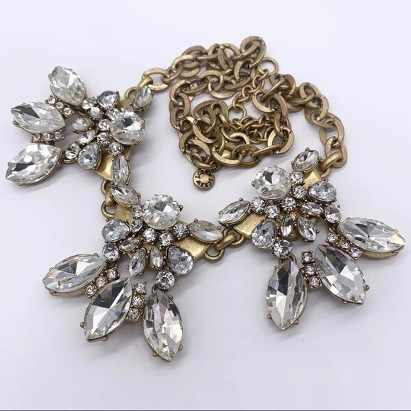 J. Crew Jeweled Cluster Necklace - Picture 2 of 3